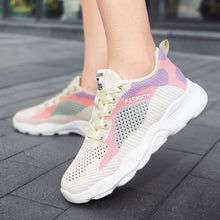 Load image into Gallery viewer, Classic - Weiße Mesh Herbst Sneakers