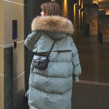 Load image into Gallery viewer, TrendyChic - Mittellanger wattierter Mantel Lose Jacke