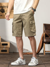 Load image into Gallery viewer, SolidBermuda - Breathable Cotton Cargo Shorts