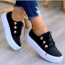 Load image into Gallery viewer, Riveta - Nieten-Schnürsenkel einfarbiger Sneaker