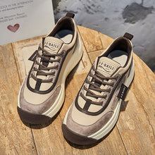 Load image into Gallery viewer, LuxeLeather - Orthopädische Herbst-Turnschuhe mit dickem Boden