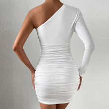 Load image into Gallery viewer, Fairyshely - Kleid mit gerafften Ärmeln
