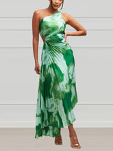 Load image into Gallery viewer, Asymmetrical - Tie-Dye Ärmelloses Kleid