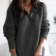 Load image into Gallery viewer, CasualZip - Bequemer fester Strickpullover