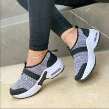 Load image into Gallery viewer, Elegant - PU-Plattform Herbst Turnschuhe