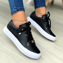 Load image into Gallery viewer, Modern - Schnürbare Flats Herbst Sneakers