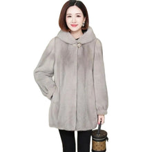 Load image into Gallery viewer, VelvetMink - Dicker Nerzmantel Koreanisch Lose