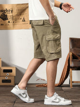 Load image into Gallery viewer, SolidBermuda - Breathable Cotton Cargo Shorts