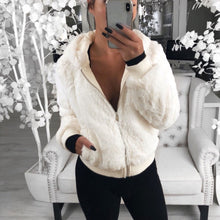 Load image into Gallery viewer, Gemütlich - Teddy-Fleece-Pelzjacke