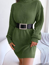 Load image into Gallery viewer, Chillgio - Warmes Pulloverkleid mit Rollkragen