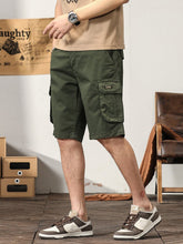 Load image into Gallery viewer, SolidBermuda - Breathable Cotton Cargo Shorts
