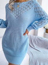 Load image into Gallery viewer, NewAline - A-Linie gestrickter hohler Pullover