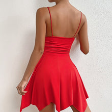 Load image into Gallery viewer, RedHalter - Rückenfreies Party-Minikleid mit Träger