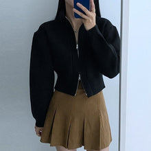 Load image into Gallery viewer, VintageZip - Strickweste mit Kragen und Zipper-Pullover