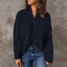Load image into Gallery viewer, AllMatchZip - Lässiger Strickpullover mit Reißverschluss
