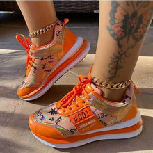 Load image into Gallery viewer, RunFlex - Designer Schnürschuh Damen Herbst Sneaker