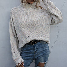 Load image into Gallery viewer, StraplessStyle - Hochgeschlossener Strickpullover Jersey