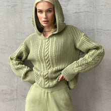 Load image into Gallery viewer, CozyHaven - Vintage Pullover mit Zopfmuster