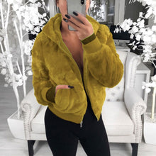 Load image into Gallery viewer, Gemütlich - Teddy-Fleece-Pelzjacke