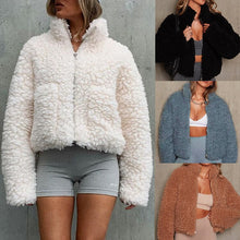 Load image into Gallery viewer, Thicken - Plüsch-Cardigan-Wollmantel