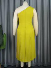Load image into Gallery viewer, ONTINVA - Gerafftes Kleid mit hoher Taille