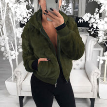Load image into Gallery viewer, Gemütlich - Teddy-Fleece-Pelzjacke