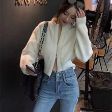 Load image into Gallery viewer, VintageZip - Strickweste mit Kragen und Zipper-Pullover
