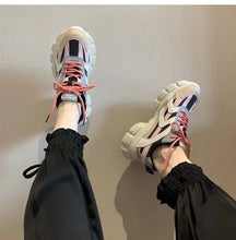 Load image into Gallery viewer, Trendo - Mesh Plateau Damen Herbst Sneaker