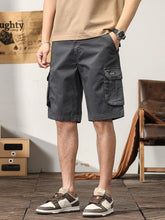 Load image into Gallery viewer, SolidBermuda - Breathable Cotton Cargo Shorts