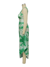 Load image into Gallery viewer, Asymmetrical - Tie-Dye Ärmelloses Kleid