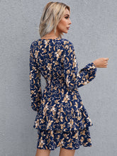 Load image into Gallery viewer, Blumendruck - Chiffon-Minikleid