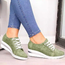 Load image into Gallery viewer, Wedgex - Wedges Schnürsenkel Mode Herbst Sneaker