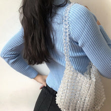 Load image into Gallery viewer, ElasticZip - Schlanker langärmeliger Strickpullover