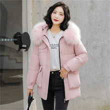 Load image into Gallery viewer, PinkPuff - Locker geschnittener Parka mit Kapuze