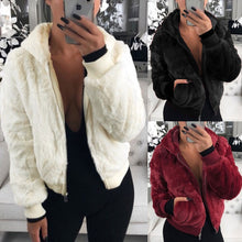 Load image into Gallery viewer, Gemütlich - Teddy-Fleece-Pelzjacke
