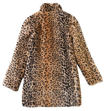 Load image into Gallery viewer, LeopardPattern - Mittellanger Pelzmantel