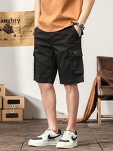 Load image into Gallery viewer, SolidBermuda - Breathable Cotton Cargo Shorts