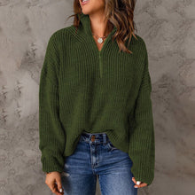 Load image into Gallery viewer, AllMatchZip - Lässiger Strickpullover mit Reißverschluss