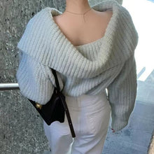 Load image into Gallery viewer, ChicKnit - Reversible Schalkragen Zipper Pullover