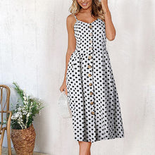 Load image into Gallery viewer, Knopfleiste - Rückenfreie Taschen Minikleid