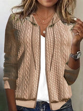 Load image into Gallery viewer, HoodedZip - Basic-Strickpullover mit Reißverschluss