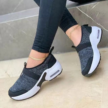 Load image into Gallery viewer, Elegant - PU-Plattform Herbst Turnschuhe