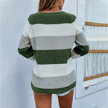 Load image into Gallery viewer, ColorBlock - Pullover mit Rundhalsausschnitt und Farbblock