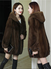 Load image into Gallery viewer, VelvetMink - Dicker Nerzmantel Koreanisch Lose