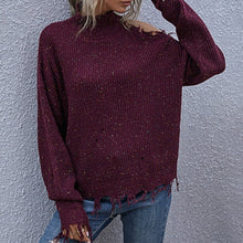 Load image into Gallery viewer, StraplessStyle - Hochgeschlossener Strickpullover Jersey