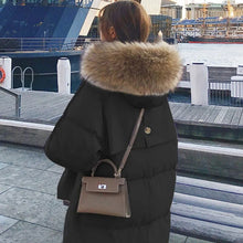 Load image into Gallery viewer, TrendyChic - Mittellanger wattierter Mantel Lose Jacke
