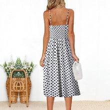 Load image into Gallery viewer, Knopfleiste - Rückenfreie Taschen Minikleid