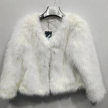 Load image into Gallery viewer, LuxuryKorea - Kragenlose Fuchs Pelz Jacke