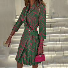 Load image into Gallery viewer, Gisela - Eleganter gekerbter Kragen Blazer Kleid