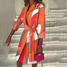 Load image into Gallery viewer, Gisela - Eleganter gekerbter Kragen Blazer Kleid